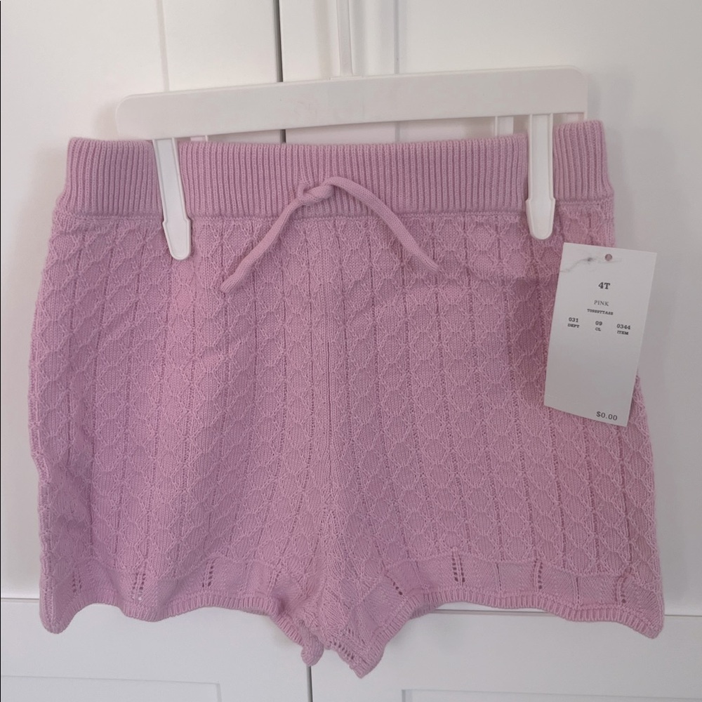 Grayson Mini Toddler Girls' Crochet Tank and Pull-On Shorts 2 Piece Set Size 4T - Picture 7 of 8